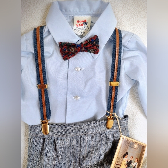 NWT Vintage 1990 Good Lad of Philadelphia Outfit Boys 18 Months Made in USA 4 Pc - Picture 2 of 12